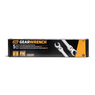 GEARWRENCH SAE Flex Flare Nut Wrench Set (5-Piece) 81910