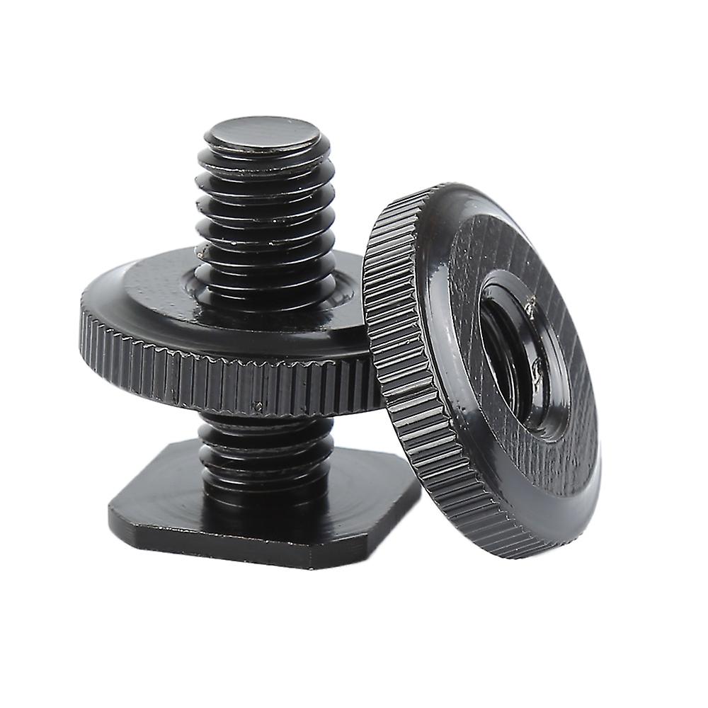 For Camera Dslr Slr Accessories Speedlite Hot Shoe Mount Accessory Double Nut Flash Mount Adapter