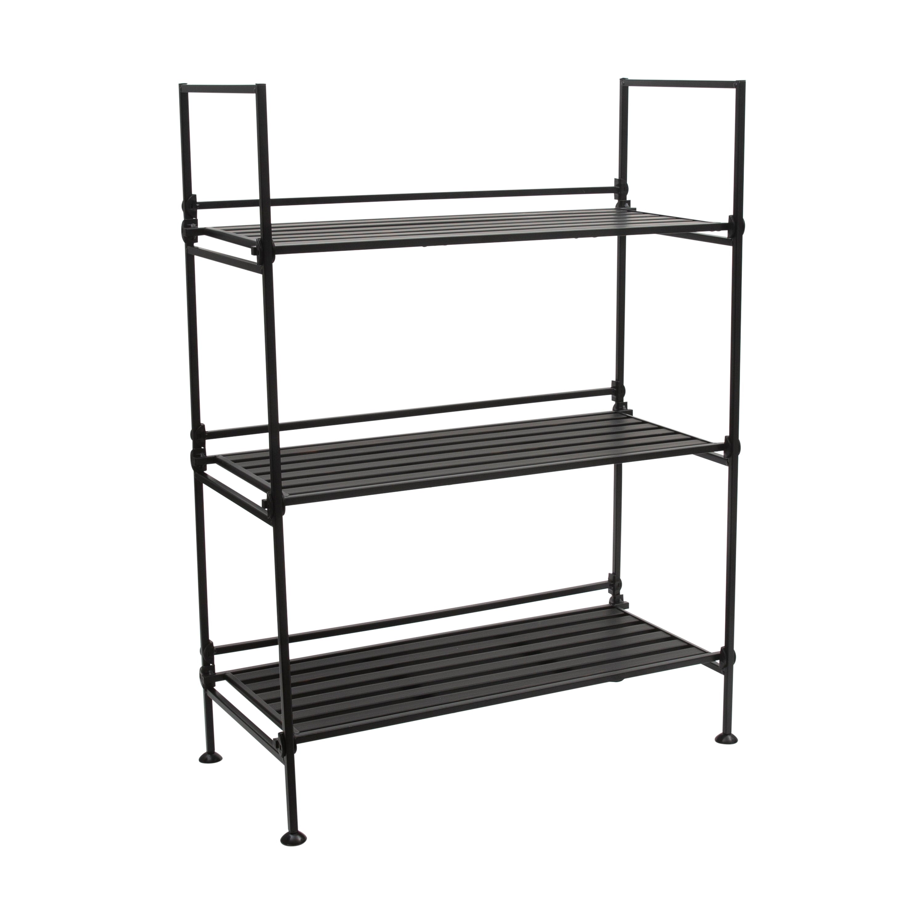 Organize It All 3 Tier Freestanding Shelf in Espresso