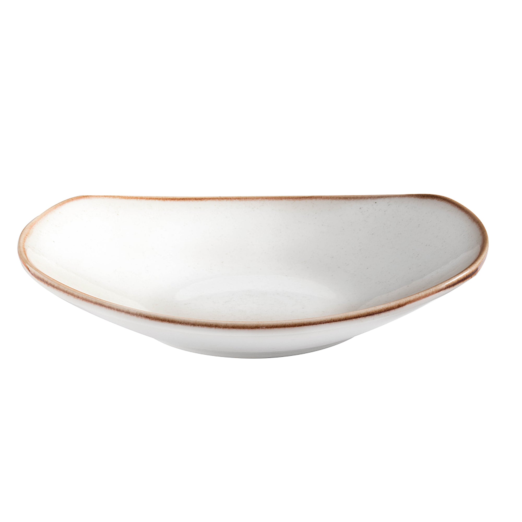 10 5/8 L x 9 3/4 W，34.3 oz. Beige Porcelain Pasta Bowl