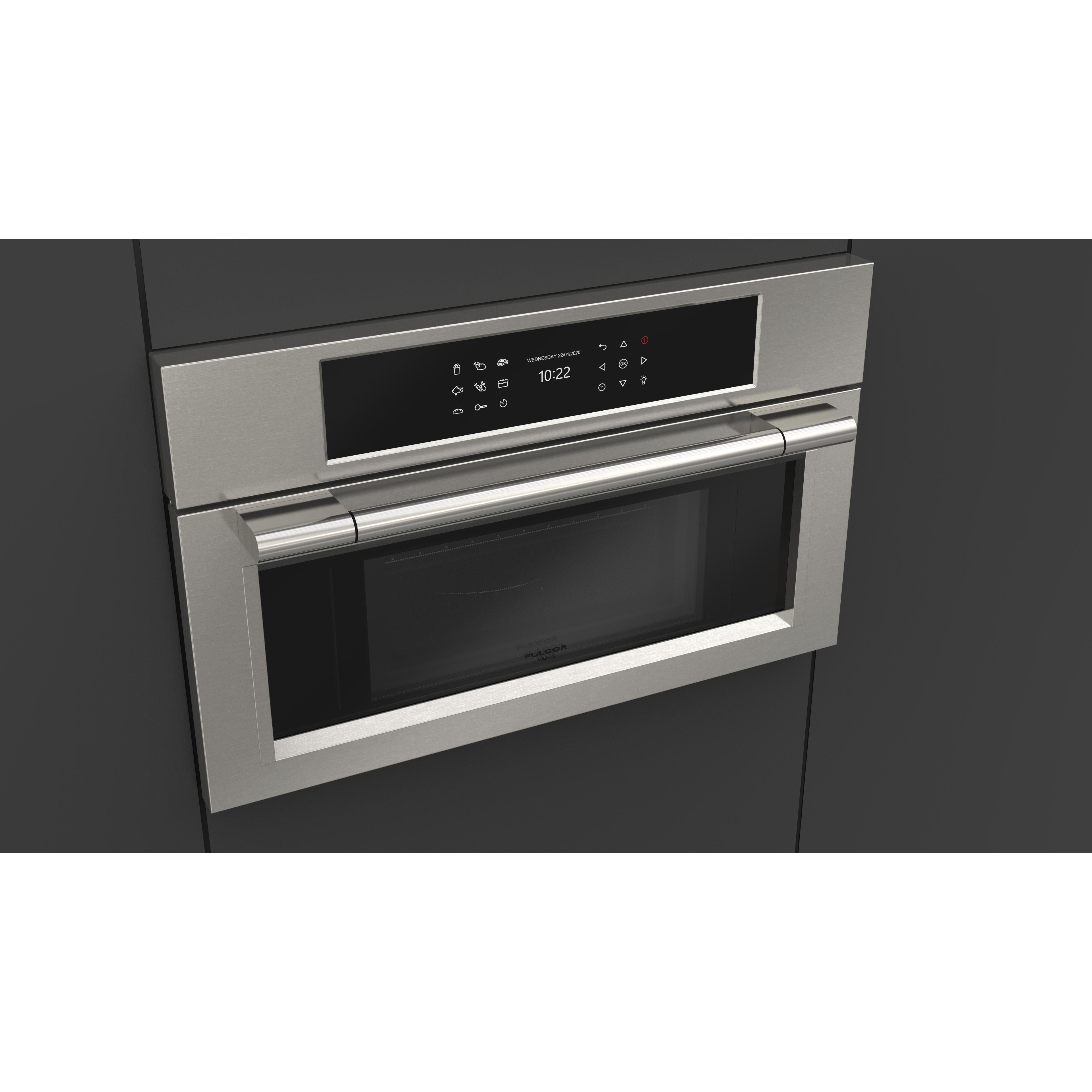 Fulgor Milano 30-inch, 1.2 cu.ft. Built-in Speed Oven with Convection Technology F6PSPD30S1