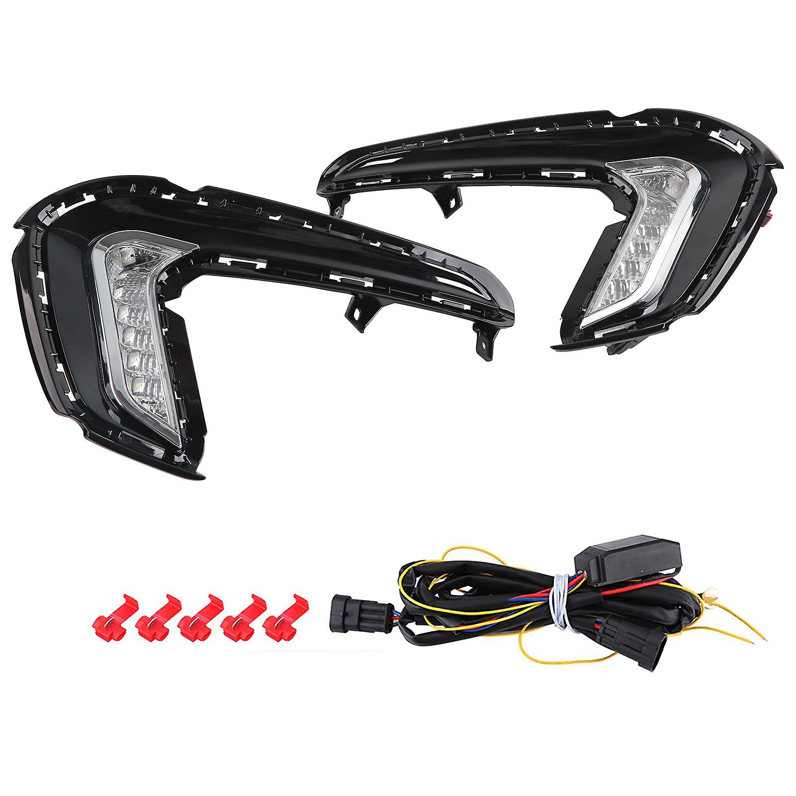 Led Daytime Running Lights Waterproof Drl Fit For Hyundai Elantra Avante 20162017