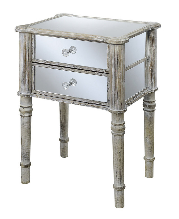 Convenience Concepts Gold Coast Mayfair 2 Drawer End Table