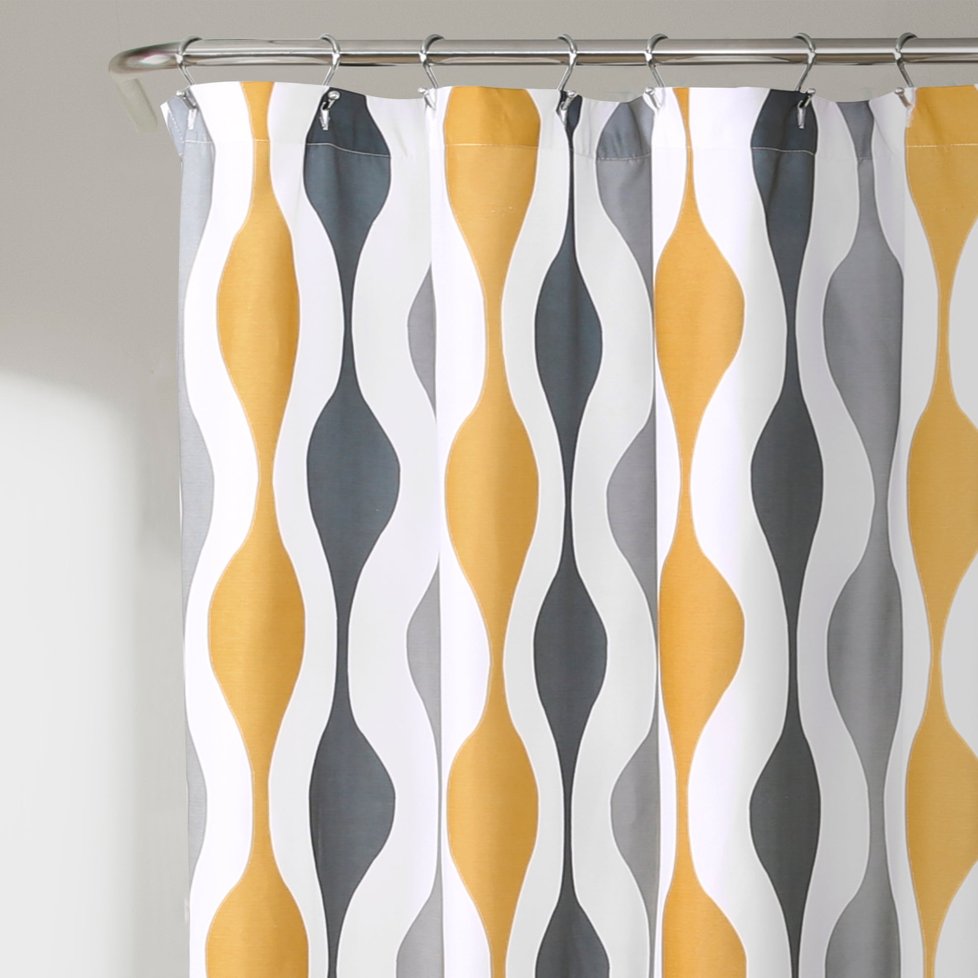 Mid Century Geo Shower Curtain