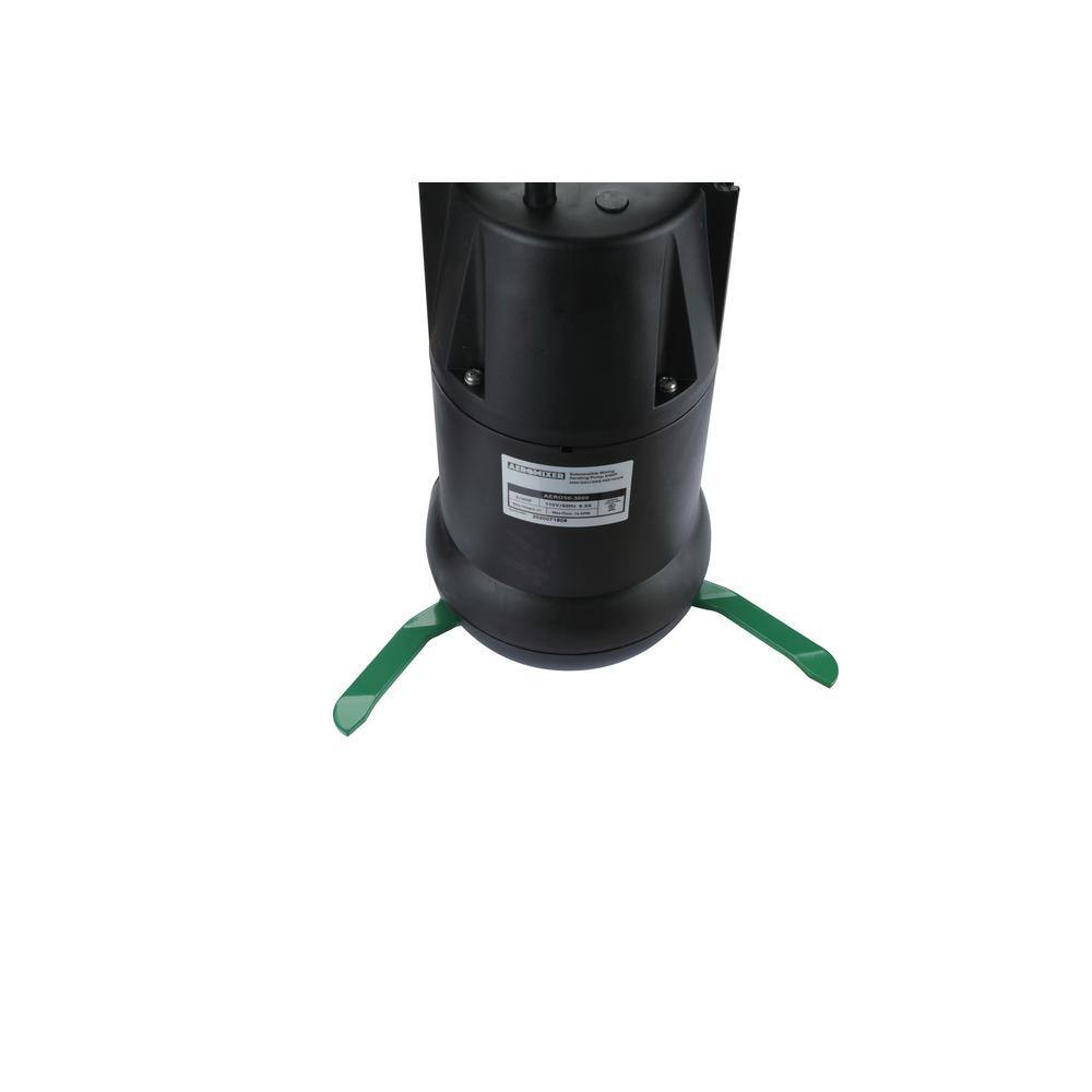 AEROMIXER MIX + AERATE WITH ONE PUMP Regular 34 HP Submersible Mixing and Aerating Pump AERO50-3000