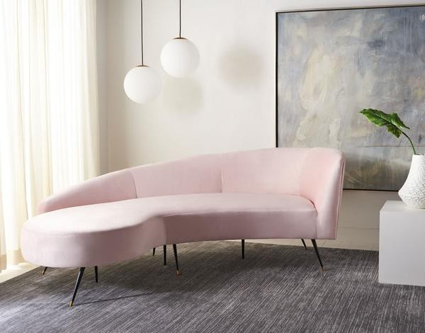 Nicollet Velvet Parisian Sofa   Modern   Sofas   by Virgil Stanis Design  Houzz