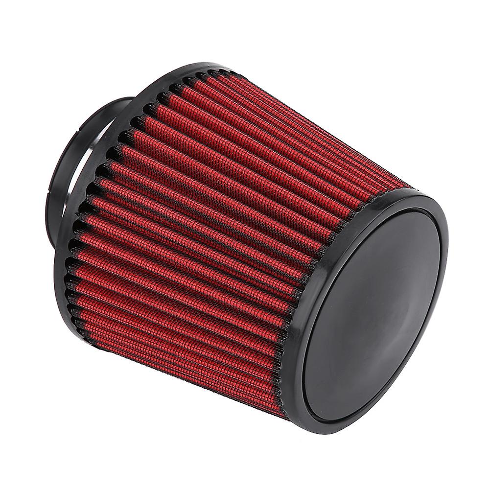 Universal Car Modification High Flow Inlet Air Intake Round Cone Air Filter Cleaner 76mm