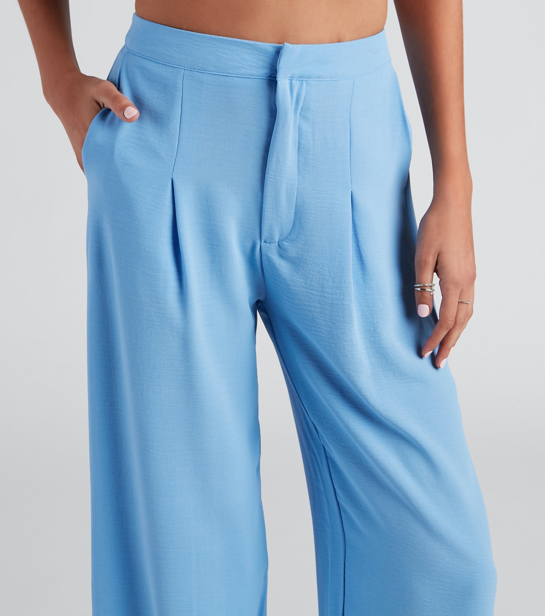 The Right Path Wide-Leg Trouser Pants