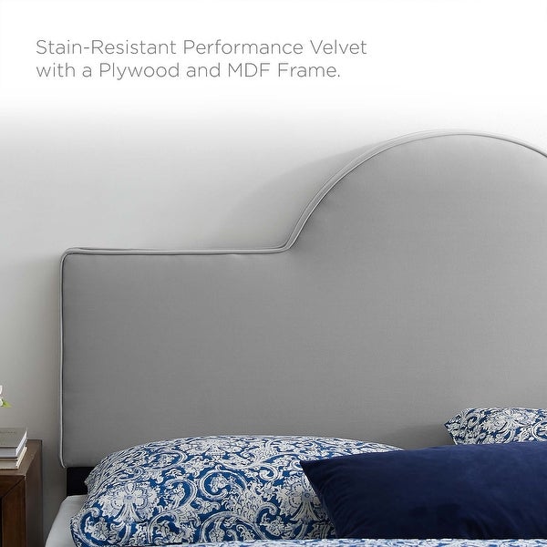 Dawn Twin Performance Velvet Headboard - - 32375455