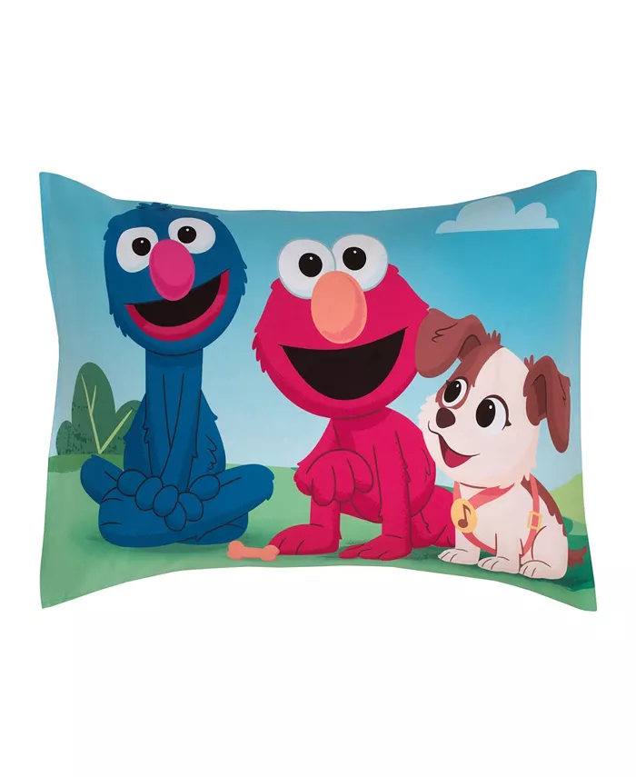 Sesame Street Furry Friends 4 Piece Toddler Bed Set