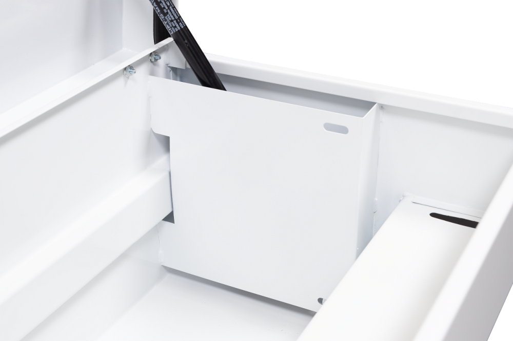 Weather Guard 41 Lo-Side Truck Tool Box Steel White