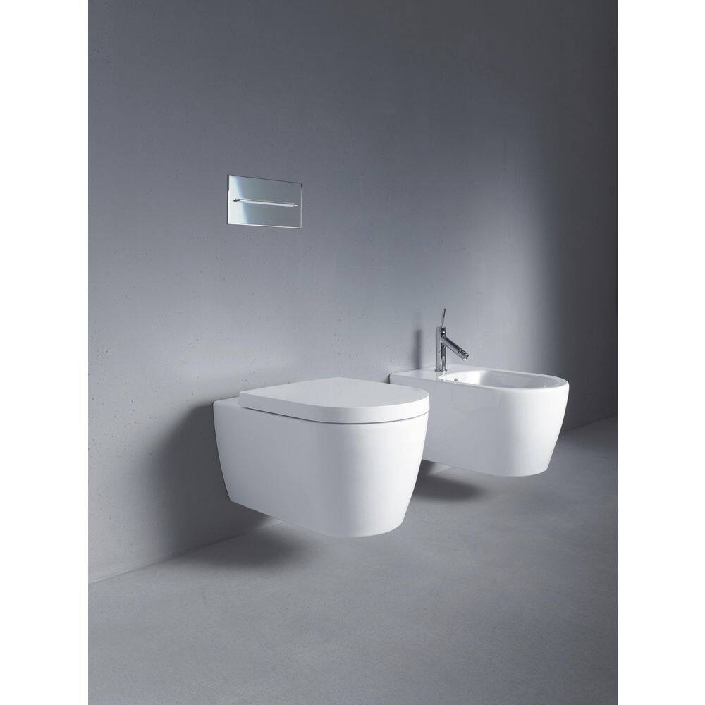 Duravit ME by Starck Round Wall-Mounted Bidet in White 2288150000