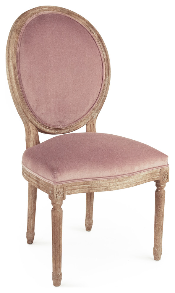 Pink Side Chair   Eclectic   Dining Chairs   by Zentique  Inc.  Houzz