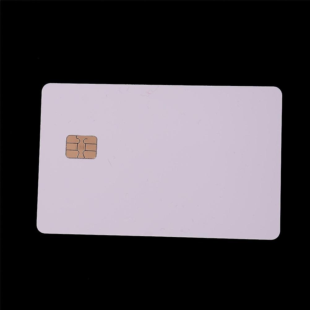 New 5 Pcs Iso Pvc Ic With Sle4442 Chip Blank Smart Card Contact Ic Card Safety White 710shop