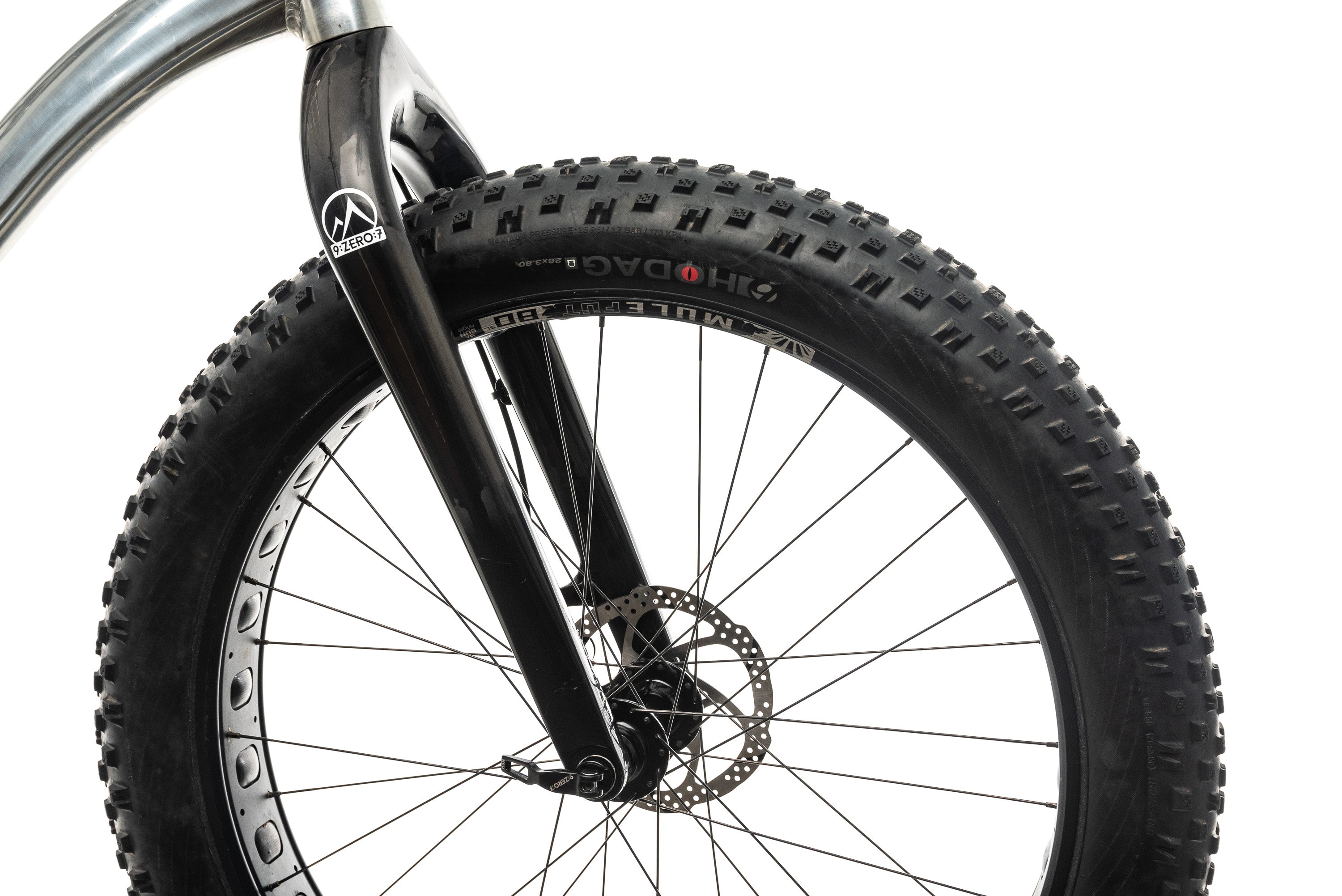 9:Zero:7 Whiteout AL Fat Bike - Large