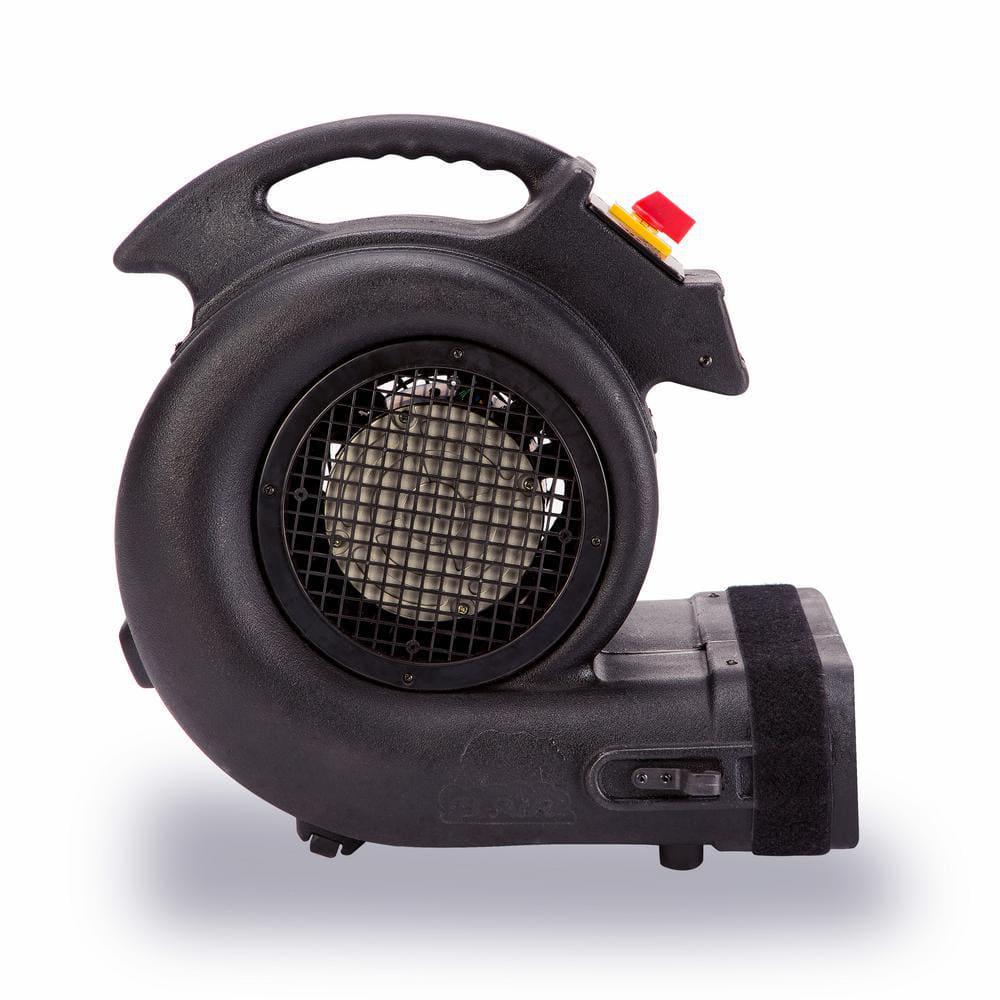 BAir 1 HP Air Mover for Water Damage Restoration Carpet Dryer Floor Blower Fan Black