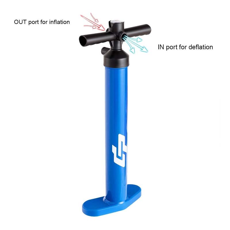 Double Action Manual inflation SUP Hand Pump with Gauge