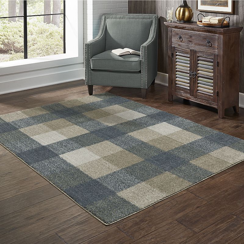 StyleHaven Archer Farmhouse Plaid Area Rug