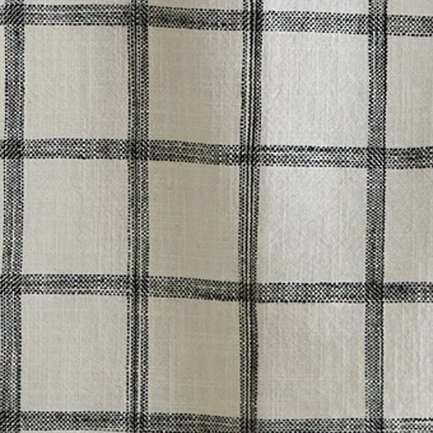 Tag Set Of 2 Black Check amp Stripe On Beige Background Cotton Kitchen Dishtowels 26l X 18w In