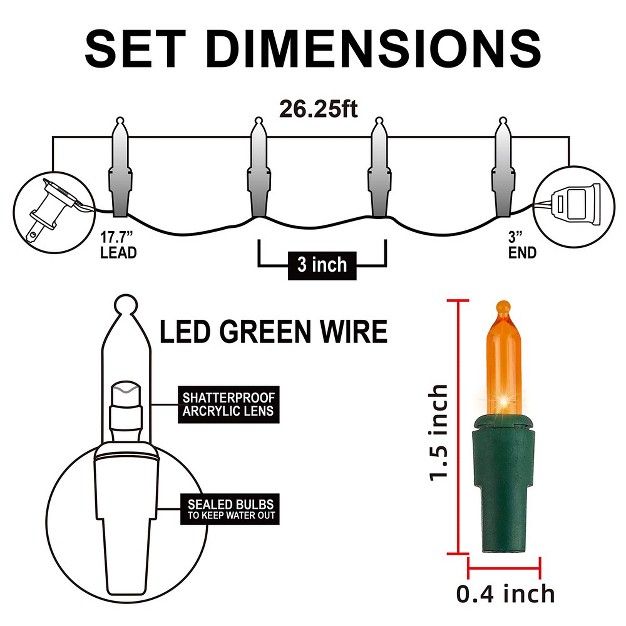 Joiedomi 500 Led Christmas Lights