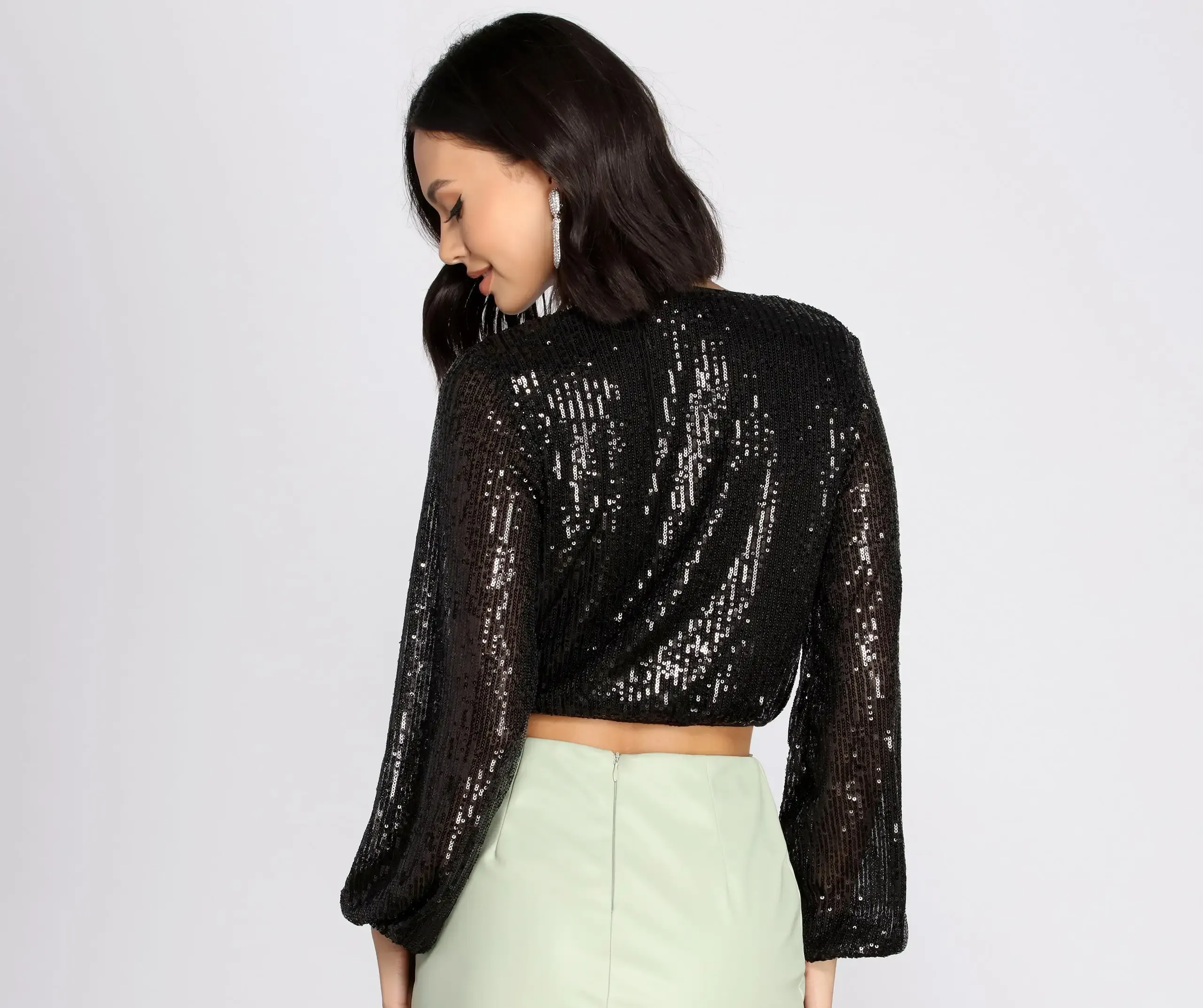 Stylish Stunner Sequin Top