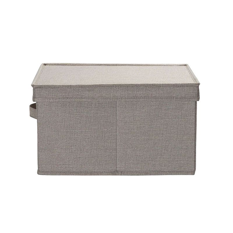 Household Essentials 2-piece Large Fabric Storage Bins with Lids