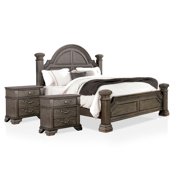 Stroh Traditional 3-piece Bedroom Set with USB by Furniture of America - - 37051270