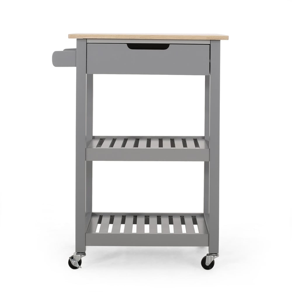 Dade Kitchen Cart with Wheels by Christopher Knight Home