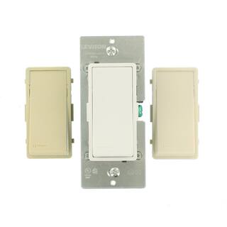 Leviton Vizia+ 3-Way or More Applications Digital Coordinating Remote Switch WhiteIvoryLight Almond VP0SR-10Z