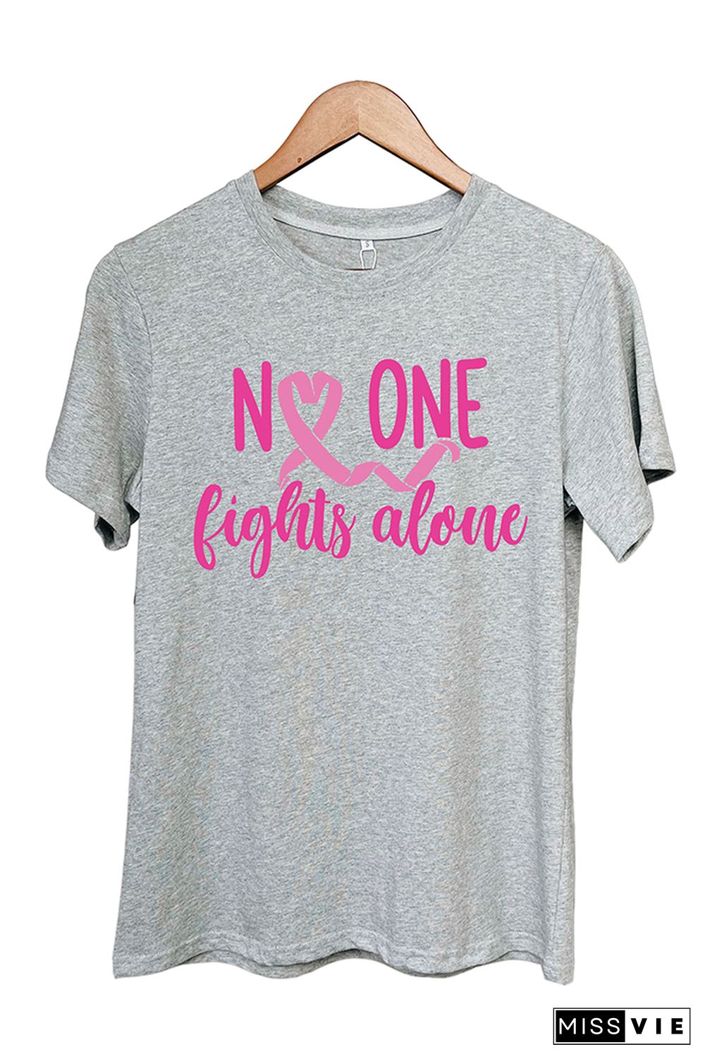 No One Fights Alone Graphic Tee Wholesale