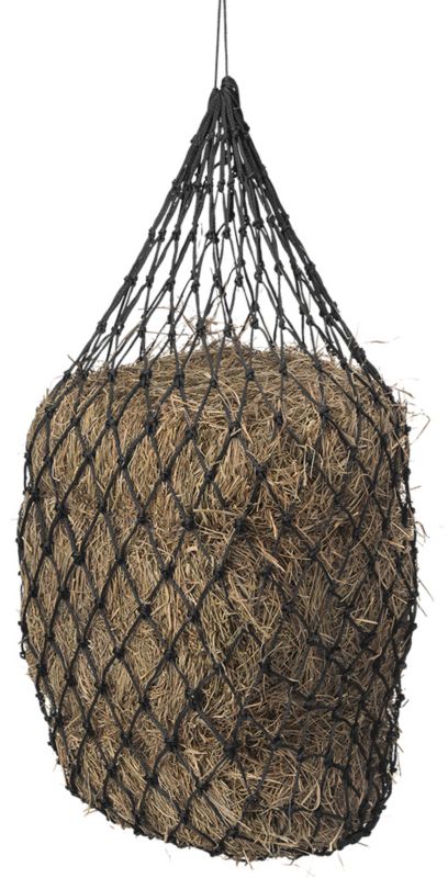 Tough1 Deluxe 2in x2in Slow Feed Hay Net Black