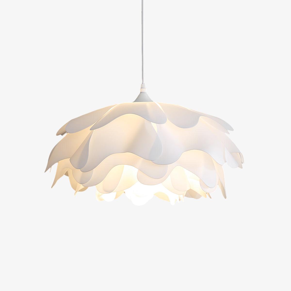 Flower Shaped White Pendant Lamp