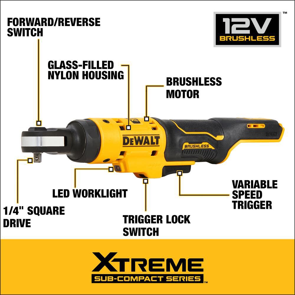 DW XTREME 12V MAX 1/4