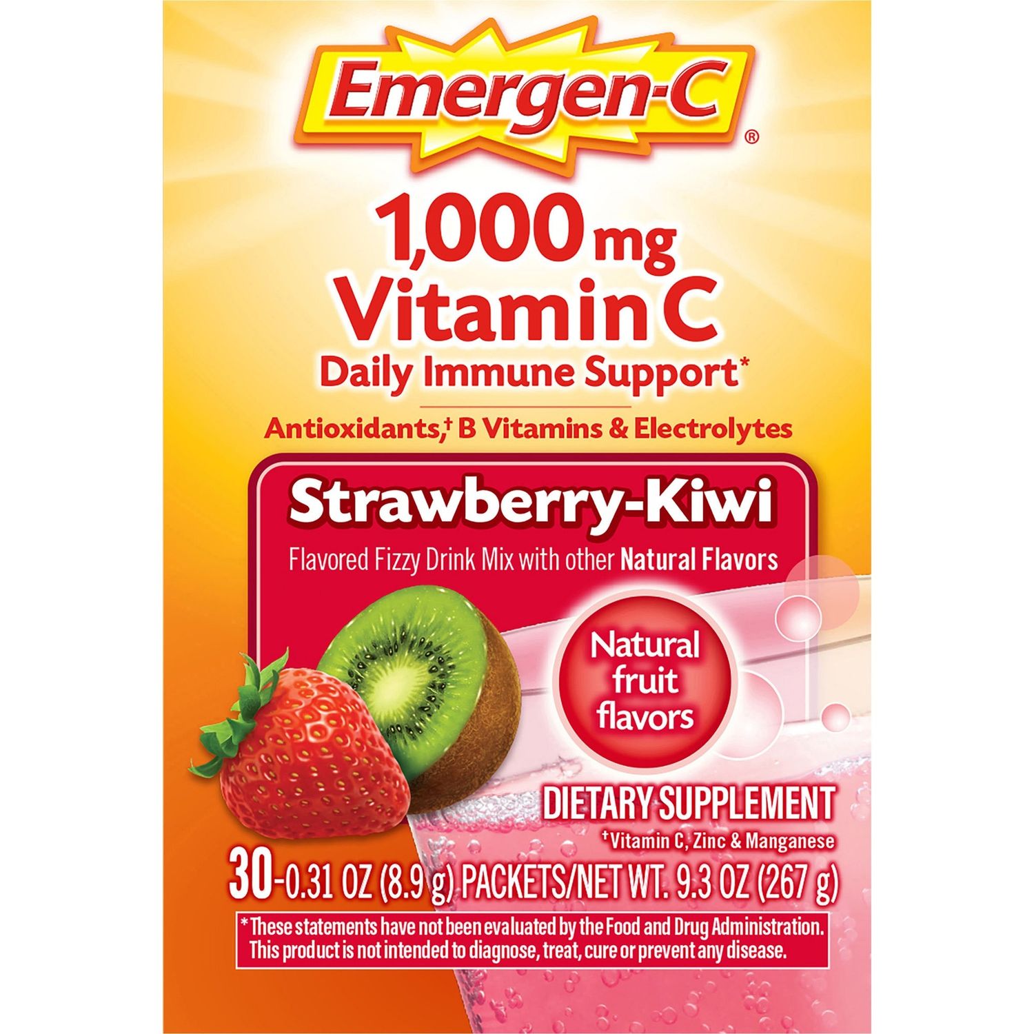 Strawberry-Kiwi Vitamin C Drink Mix by GlaxoSmithKline plc GKC30319