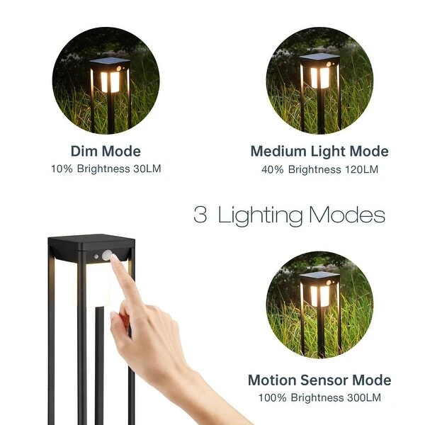 Inowel Solar Outdoor Light Pathway Dusk to Dawn Garden Lighting 2079