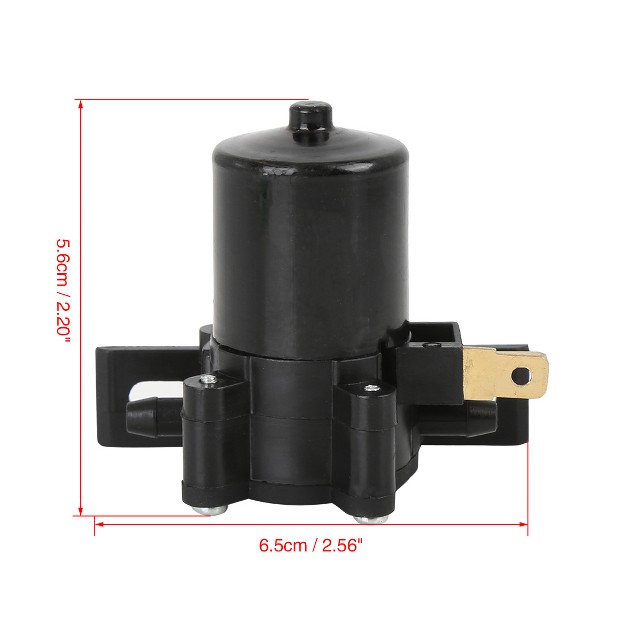 Unique Bargains Windshield Washer Pump Motor For 12v Car Truck Van Black 1pc