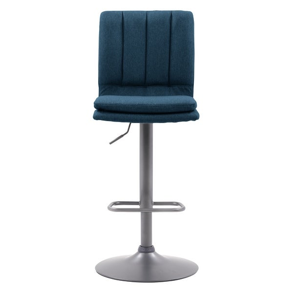 CorLiving Palmer Adjustable Channel Tufted Barstool