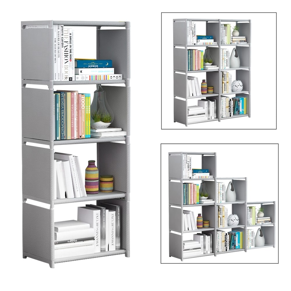 4/8/9 Cubes Organizer Book Shelf Office Storage Bookcase DIY Cabinet