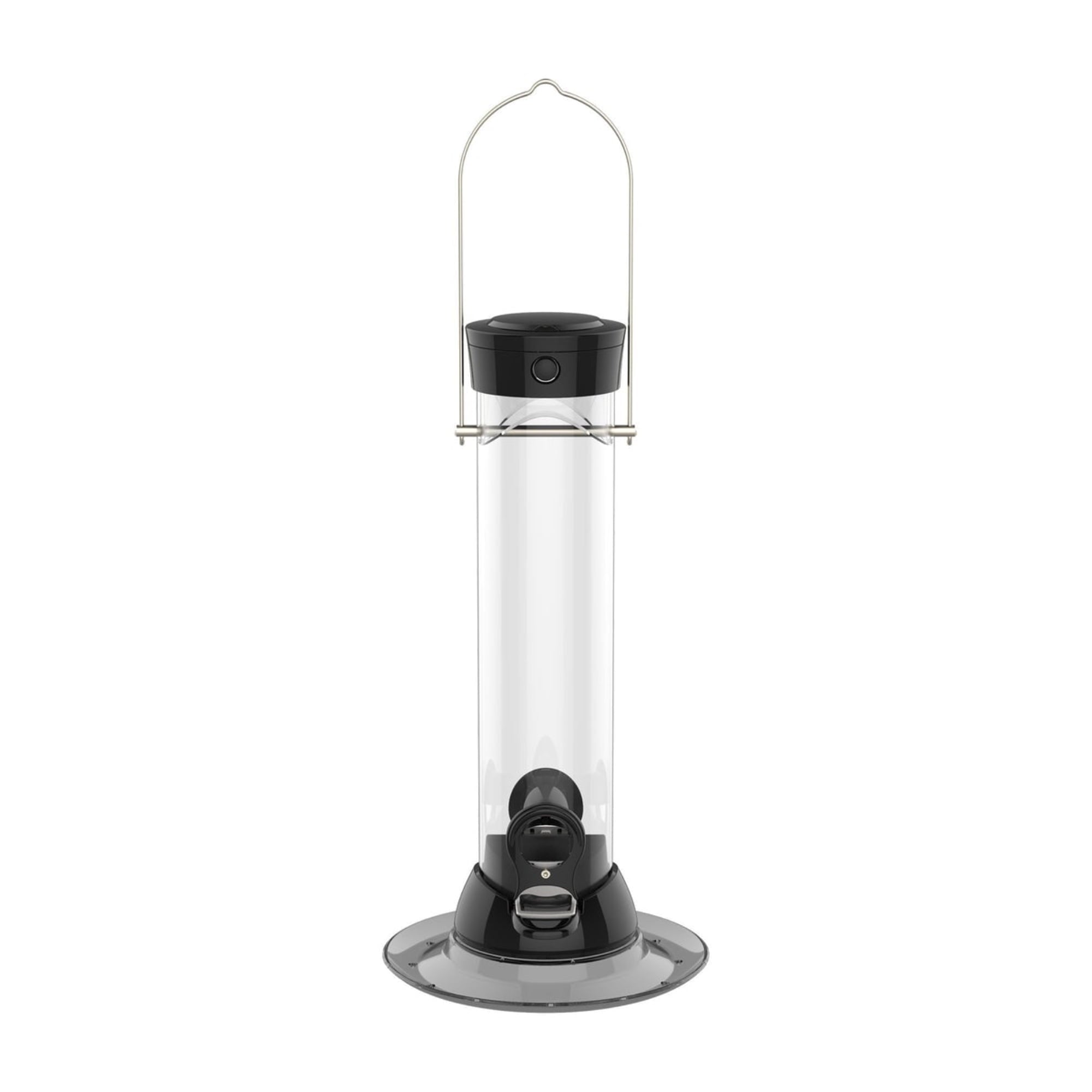 Droll Yankees Onyx Clever Clean Bird Feeder w/Easy Opening， 1# capacity， 13 in.