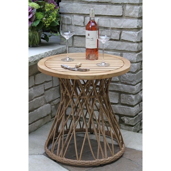 Samera Teak and Bohemian Accent Table