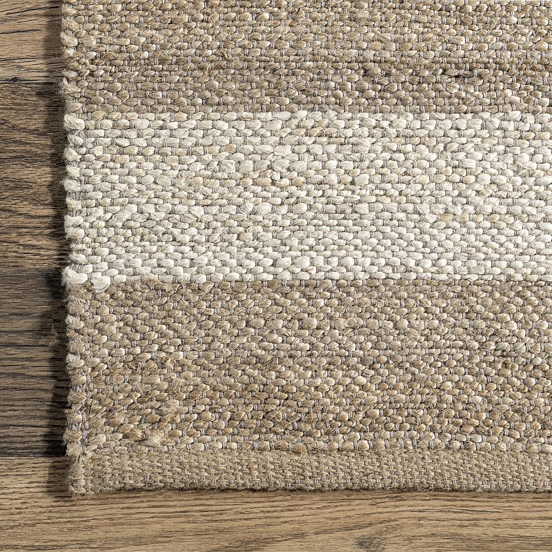 nuLOOM Alisia Stripes Jute Blend Rug