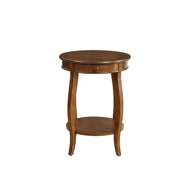 Alysa End Table， Walnut