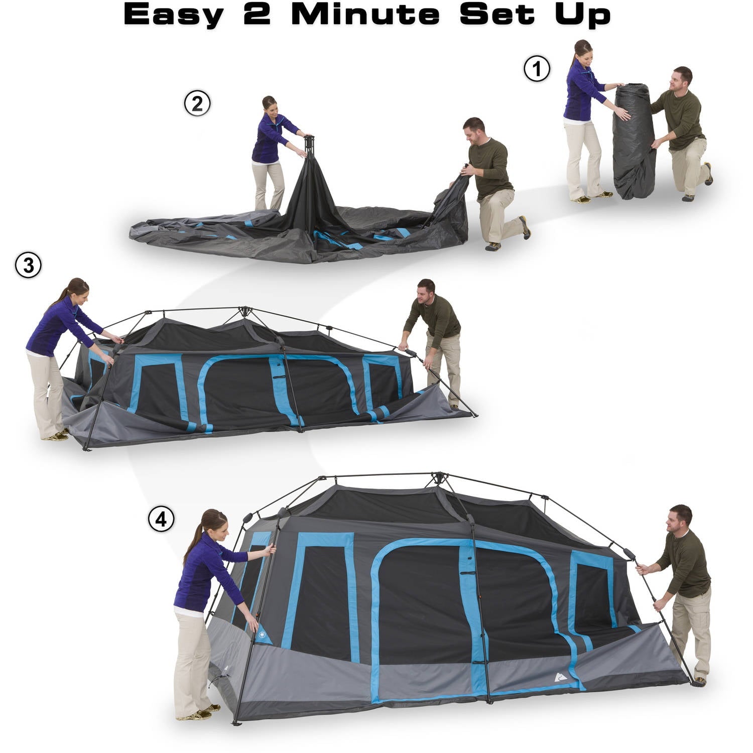 Ozark Trail 10-Person Dark Rest Instant Cabin Tent