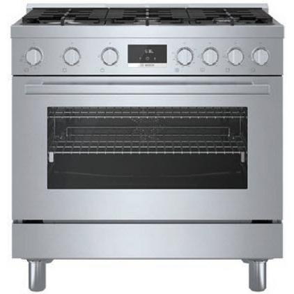 Bosch 36-inch Freestanding Gas Range with Convection Technology HGS8655UC