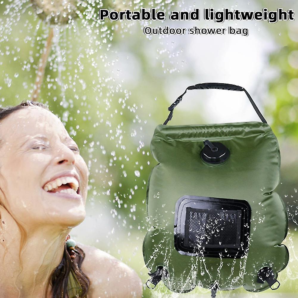 20l Solar Camping Shower Bag Portable Outdoor Travel Bag Solar Heating Shower Bag