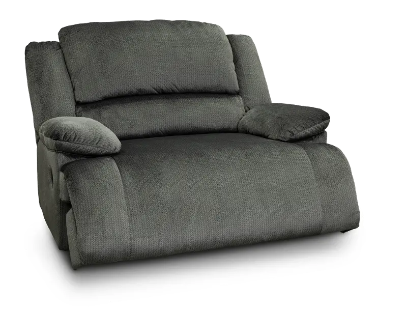 Clonmel Gray Wide Seat Recliner