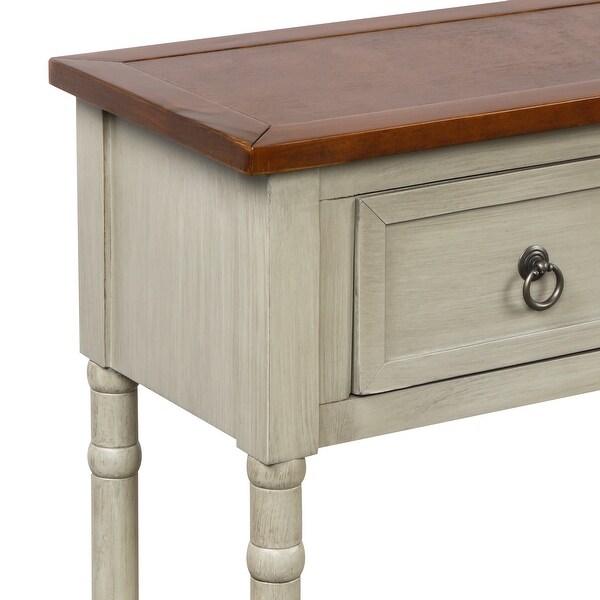 Console Table Sofa Table with Storage and Drawer