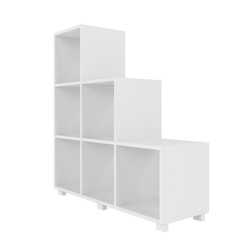 MANHATTAN COMFORT Cascavel 2-Piece Stair Cubby Set