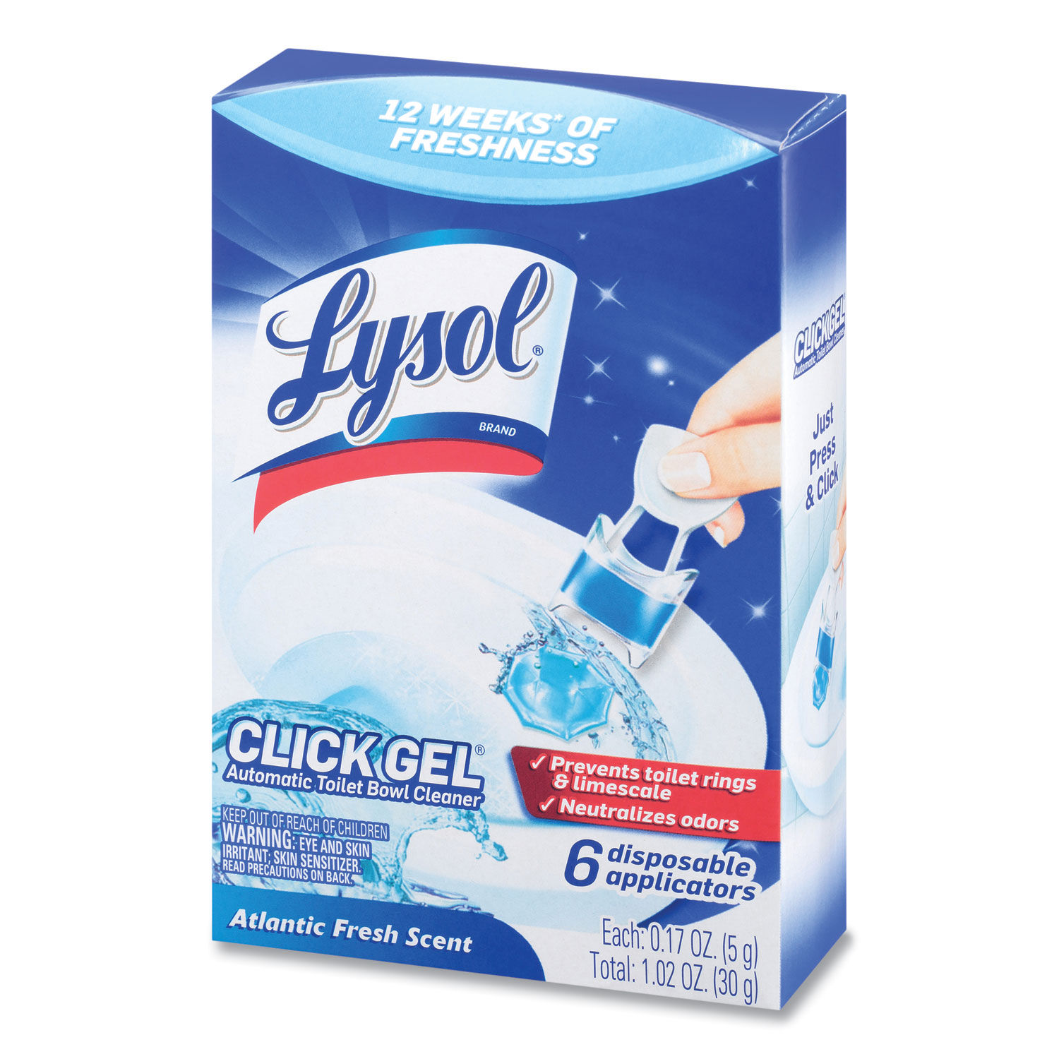 Click Gel Automatic Toilet Bowl Cleaner by LYSOLandreg; Brand RAC89059CT