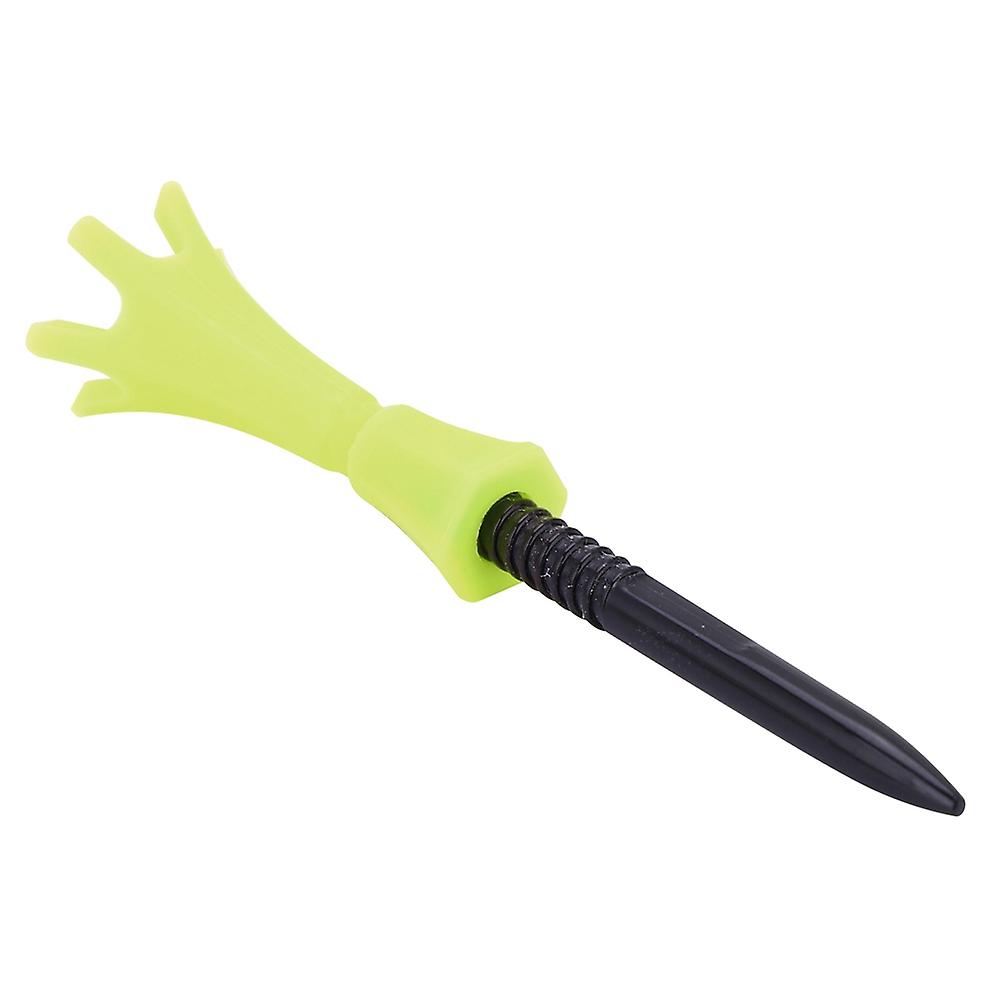 3 Pcs / 1 Set Adjustable Golf Tees Training Sports Accessory Parts(fluorescent Yellow)